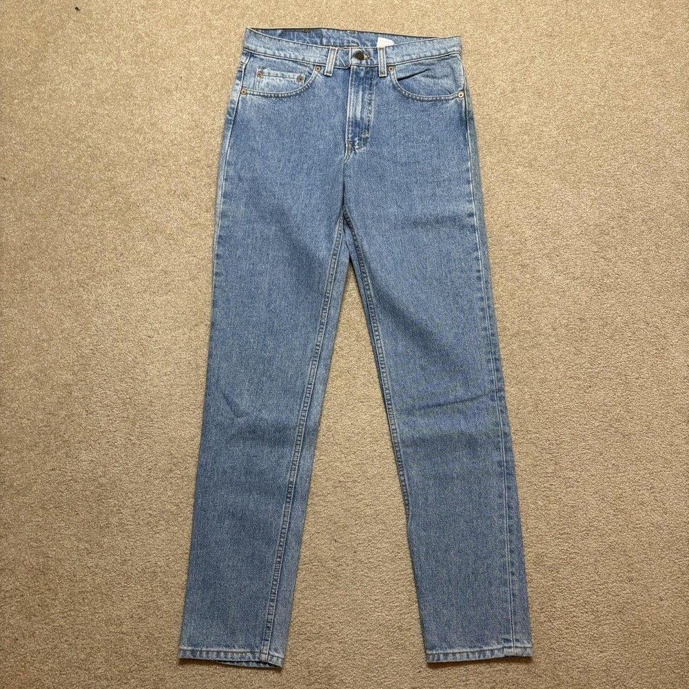 Vtg Levis 512 Jeans Mens 31x33 Blue Slim Tapered Leg Denim Pants USA 90s
